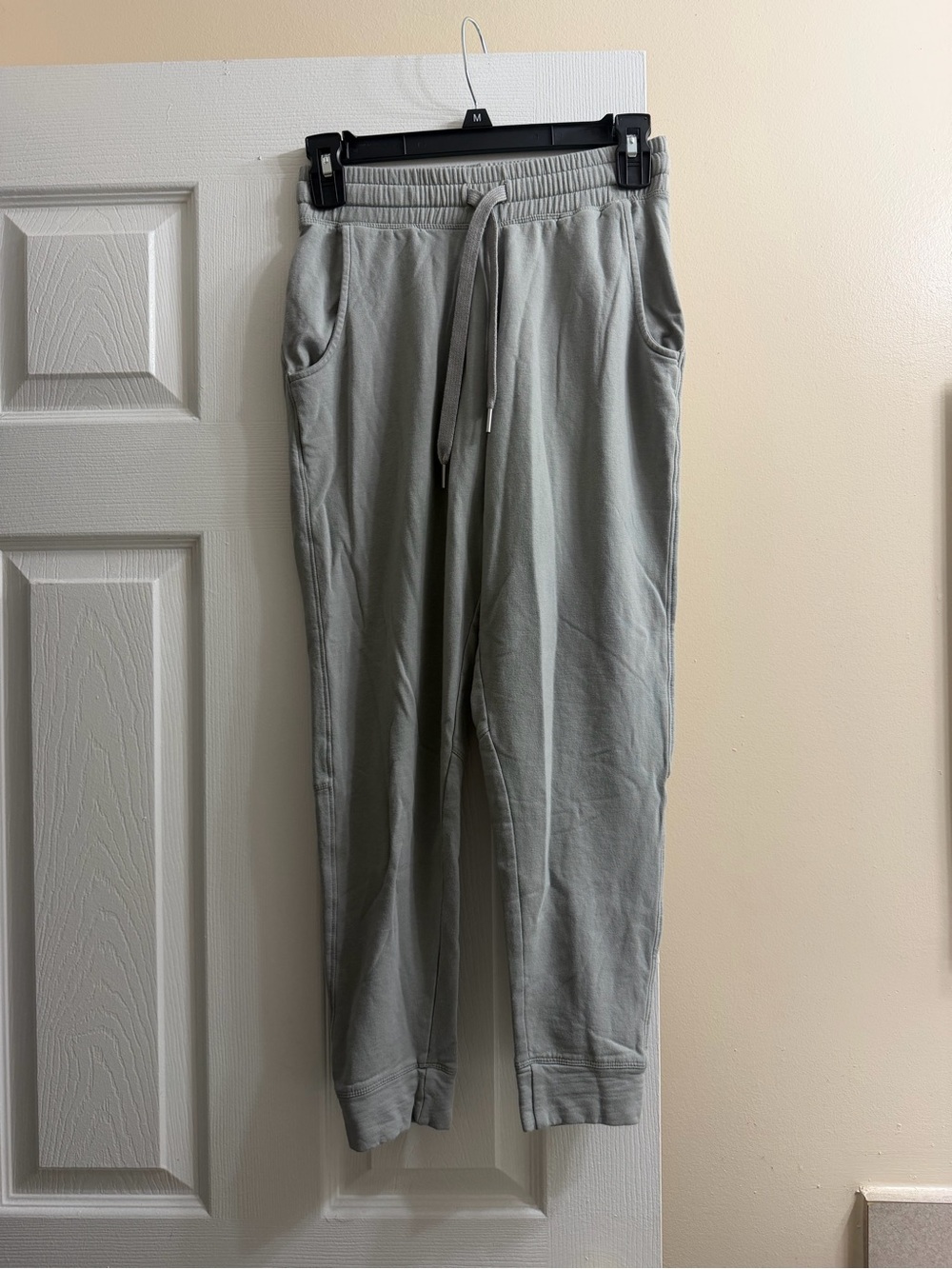 Light Gray Drawstring Jogger Pants